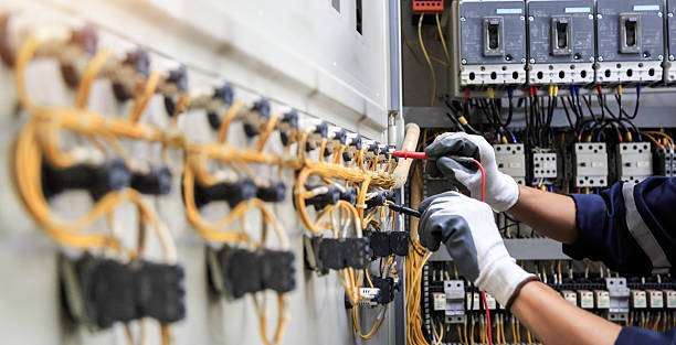 Professional Electrician technician working in South Hooksett, NH